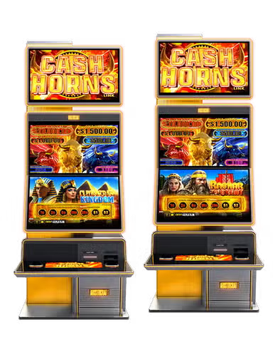 The Baron Upright cabinet running Cash Horns
